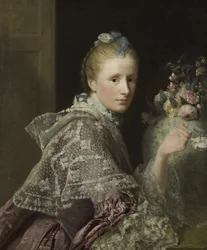De Vrouw van de Kunstenaar - Margaret Lindsay van Evelick, ca. 1726 - 1782